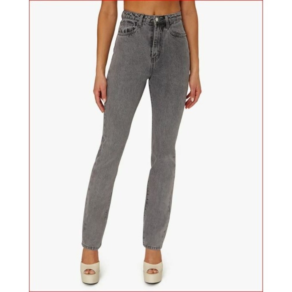 Weworewhat women Icon jeans WWDB27-03 rigid denim ZWB washed grey sz 27 $148